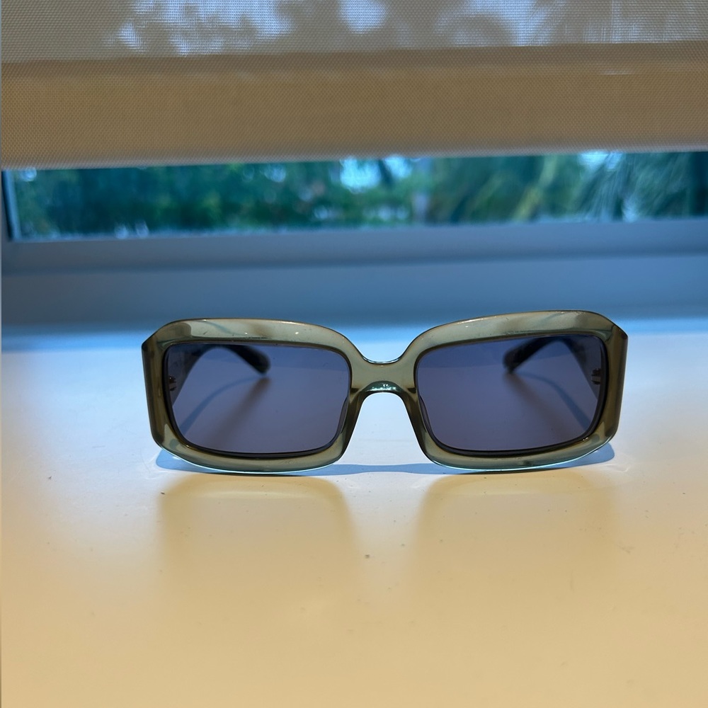 Green Acrylic Miu Miu vintage sunglasses